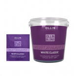 Ollin (Олин) Классический осветляющий порошок белого цвета (Blond Performance White Classic), 30/500 г.