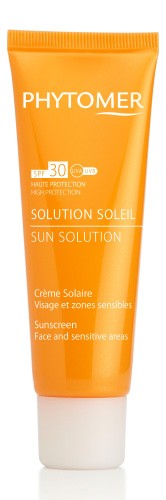 Phytomer (Фитомер) Солнцезащитный крем SPF 30 (Солнечная Линия | Sun Solution Sunscreen SPF30 Face and Sensitive Areas), 50/125 мл