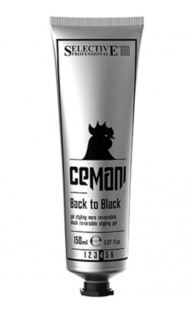 Selective (Селектив) Гель для укладки со смываемым черным пигментом (Cemani Back to black), 150 мл.