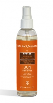 Bruno Vassari (Бруно Вассари) Спрей для тела (Sun Defense | Oil Free Sun Spray SPF 25), 200 мл.