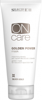 Selective (Селектив) Золотистая маска для натуральных или окрашенных волос теплых светлых тонов (Golden Power Mask), 200 мл