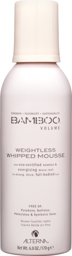 Alterna (Альтерна) Невесомый мусс для объема волос (Bamboo Volume Weightless Whipped Mousse), 150 мл.