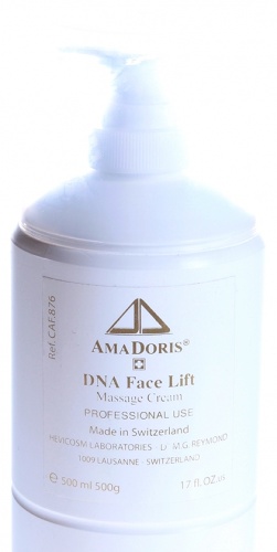AmaDoris (Амадорис) Массажный крем с растительным заменителем плаценты для любого типа кожи (DNA Face lift Massage cream), 500 мл