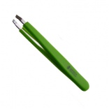 Mertz (Мерц) Пинцет диагональный с обрезиненной ручкой 9 см, 1 шт.