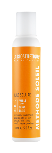 La Biosthetique (Ла Биостетик) Солнцезащитное масло для лица и тела (Methode Soleil Huile Solaire SPF 6), 150 мл.