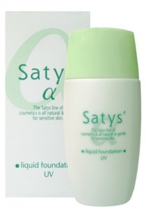 Ands (Андс) Жидкая тональная основа для деликатной кожи против UV Светлая Охра (Satys | Liquid foundation UV), 30 мл