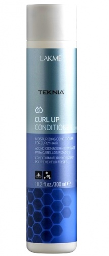 Lakme (Лакме) Кондиционер несмываемый увлажняющий для вьющихся волос и после хим.завивки (Teknia Curl Up Conditioner Leave-in), 300 мл.