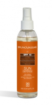 Bruno Vassari (Бруно Вассари) Спрей для тела (Sun Defense | Oil Free Sun Spray SPF 10), 200 мл.