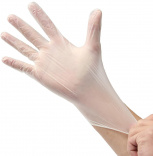 Перчатки виниловые одноразовые для окрашивания/для косметологических процедур