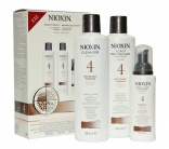 Nioxin (Ниоксин) Набор: шампунь, кондиционер, маска (Система 4), 300+300+100 мл.
