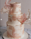 Свадебный ярусный торт с парусами, цена за кг.