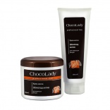 ChocoLady (ШокоЛеди) Крем-маска для тела (обертывание) «Шоколад актив», 250 мл