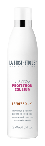 La Biosthetique (Ла Биостетик) Шампунь нежно очищает, сохраняет насыщенность холодных коричневых оттенков окрашенных волос (Shampoo Protection Couleur Espresso 21), 250 мл.