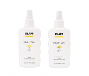 Klapp (Клапп) Солнцезащитный спрей для тела SPF 30/SPF 50 (Immun Sun | Body Protection Spray SPF 30/SPF 50), 200 мл.