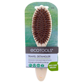 Eco Tools (Эко Тулз) Эко-расческа/щетка для волос (Travel Detangler Brush), 1 шт.