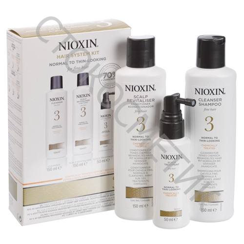 Nioxin (Ниоксин) Набор: шампунь, кондиционер, маска (Система 3), 150+150+50 мл.