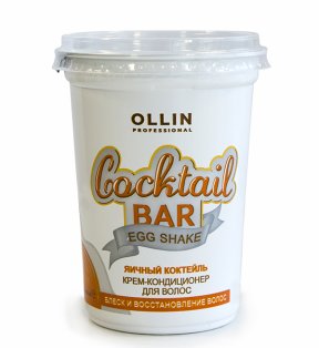 Ollin (Олин) Крем-кондиционер для волос "Яичный коктейль" блеск и восстановление волос (Cocktail Bar), 500 мл.