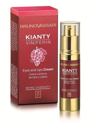 Bruno Vassari (Бруно Вассари) Крем для глаз и губ (Kianty Viniferin Eyes & Lips Cream), 15 мл 