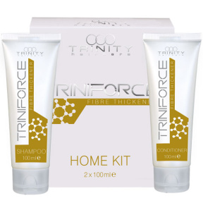 Trinity (Тринити) Набор шампунь+кондиционер для волос "Уплотнение волос" (Triniforce Home Kit), 2х100 мл.