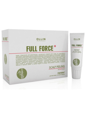Ollin (Олин) Пилинг для кожи головы с экстрактом бамбука (Full Force), 10х15 мл.