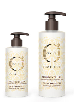Barex (Барекс) Шампунь-блеск с протеинами шелка и семенем льна (Shine Shampoo), 250/750 мл.