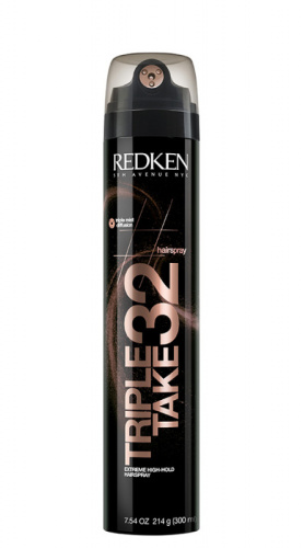 Redken (Редкен) Спрей ультра-сильной фиксации с тройным распылителем Трипл Тейк 32 (Triple Take 32), 300 мл.