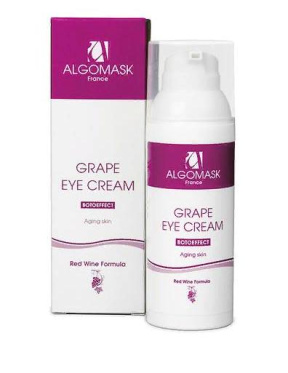 Algomask (Альгомаск) Виноградный крем для кожи вокруг глаз с эффектом ботокса (Grape Eye Cream with Botox effect), 15/50 г.
