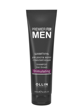 Ollin (Олин) Шампунь для роста волос стимулирующий (Premier For Men Shampoo Hair Growth Stimulating), 250 мл.
