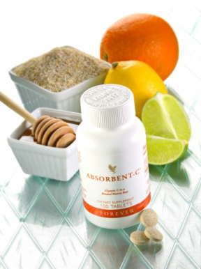 FLP (ФЛП) Форевер Абсорбент С - Витамин С с Овсяными Отрубями (Forever Living Products), 100 т.