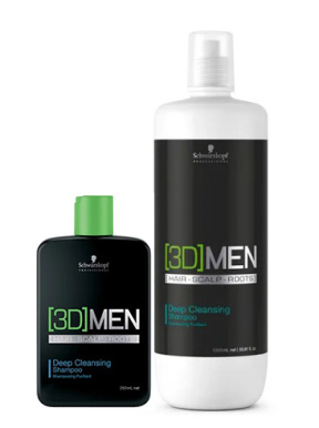 Schwarzkopf (Шварцкопф) Шампунь для глубокого очищения (3D Men), 250/1000 мл.
