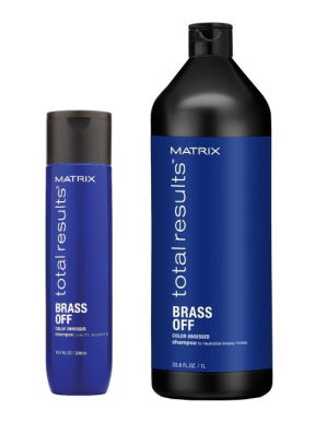 Matrix (Матрикс) Шампунь для нейтрализации желтизны у блондинок 5-8 уровней тона (Brass Off Color Obsessed Shampoo), 300/1000 мл.