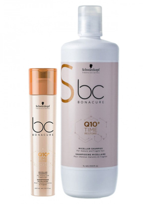Schwarzkopf (Шварцкопф) Мицеллярный шампунь (BC Q10 Time Restore), 250/1000 мл.