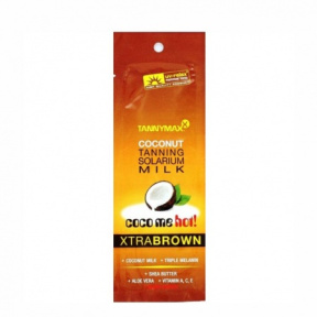 TannyMax (ТанниМакс) Молочко для загара без бронзатора (Xtra Brown Coconut Milk), 15 мл