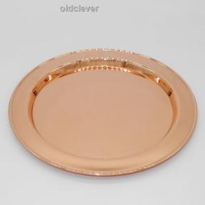 OLDCLEVER Тарелка медная, 19 см