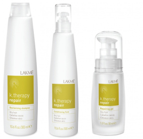 Lakme (Лакме) Набор Kthpy Repair Gift Pack 2015 (шампунь, флюид, гель)