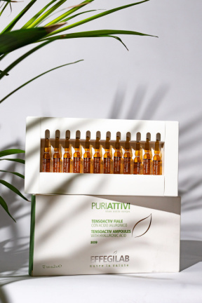 Effegilab (Эффеджилаб) Сыворотка интенсивный уход на основе гиалуроновой кислоты TENSOACTIV FIALE CON ACIDO IALURONICO, 12 *2 мл