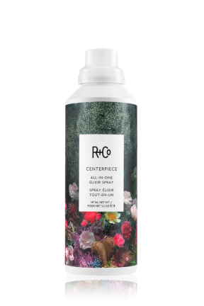 R+Co ГЛАВНЫЙ ГЕРОЙ спрей-эликсир для идеальных волос (CENTERPIECE All-In-One Hair Elixir), 147 мл