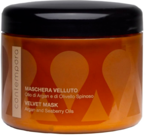 Barex (Барекс) Разглаживающая маска «Сияющий бархат» - Аргановое Масло и Масло Облепихи (Maschera Velluto Olio Di Argan E Di Olivello Spinoso), 500 мл.