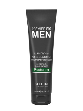 Ollin (Олин) Шампунь-кондиционер восстанавливающий (Premier For Men Shampoo-Conditioner Restoring), 250 мл.