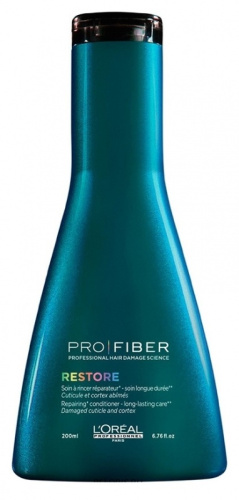 Loreal (Лореаль) Про Файбер Рестор Смываемый уход/Кондиционер для сильно поврежденных волос (Pro Fiber Restore Conditioner), 200 мл.