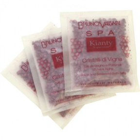 Bruno Vassari (Бруно Вассари) Морская соль с экстрактом вина Кьянти для ванны (Kianty Spa | Cristalli di Vigna)