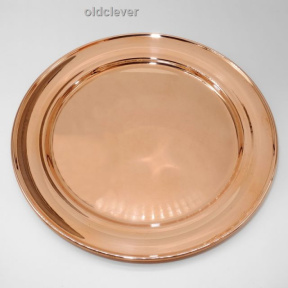 OLDCLEVER Тарелка медная,18 см