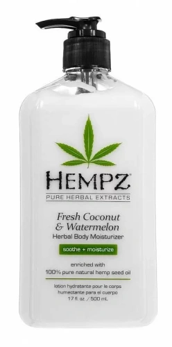Hempz увлажняющее молочко для тела кокос и арбуз 500 мл