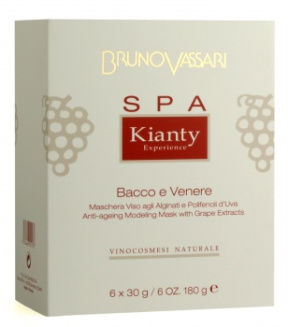 Bruno Vassari (Бруно Вассари) Виноградная моделирующая маска (Kianty Experience | Bacco E Venere), 6 шт.x30 г.