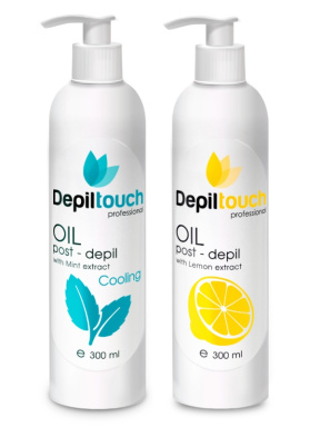 Depiltouch (Депилтач) Масло после депиляции в ассортименте, 300 мл.