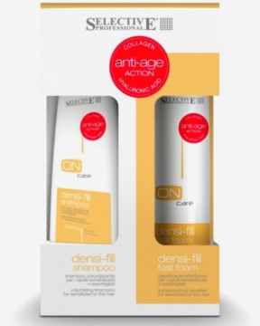 Selective (Селектив) Комплект для интенсивного восстановления волос (Densi-fill Shampoo+Densi-fill Fast Foam), 250+200 мл
