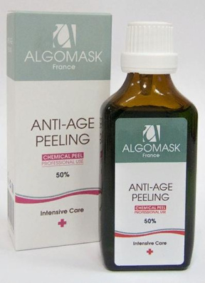 Algomask (Альгомаск) Химический пилинг омолаживающий профессиональный для кожи рН = 1,5 +/- 0,2 (Anti-Age Peeling), 50 мл.
