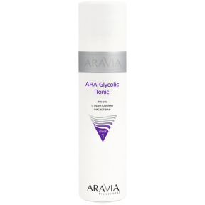 Aravia (Аравия) Тоник с фруктовыми кислотами AHA - Glycolic Tonic, 250 мл.