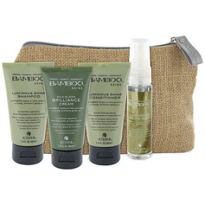Alterna (Альтерна) Набор для блеска и сияния волос (Bamboo Shine On-the-Go Travel Kit), 40+40+40+25 мл.