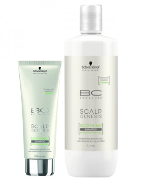 Schwarzkopf (Шварцкопф) Шампунь для сухой и чувствительной кожи (BC Scalp Genezis), 200/1000 мл.